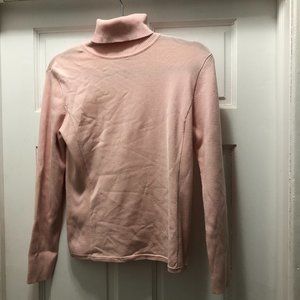 soft silk turtleneck sweater